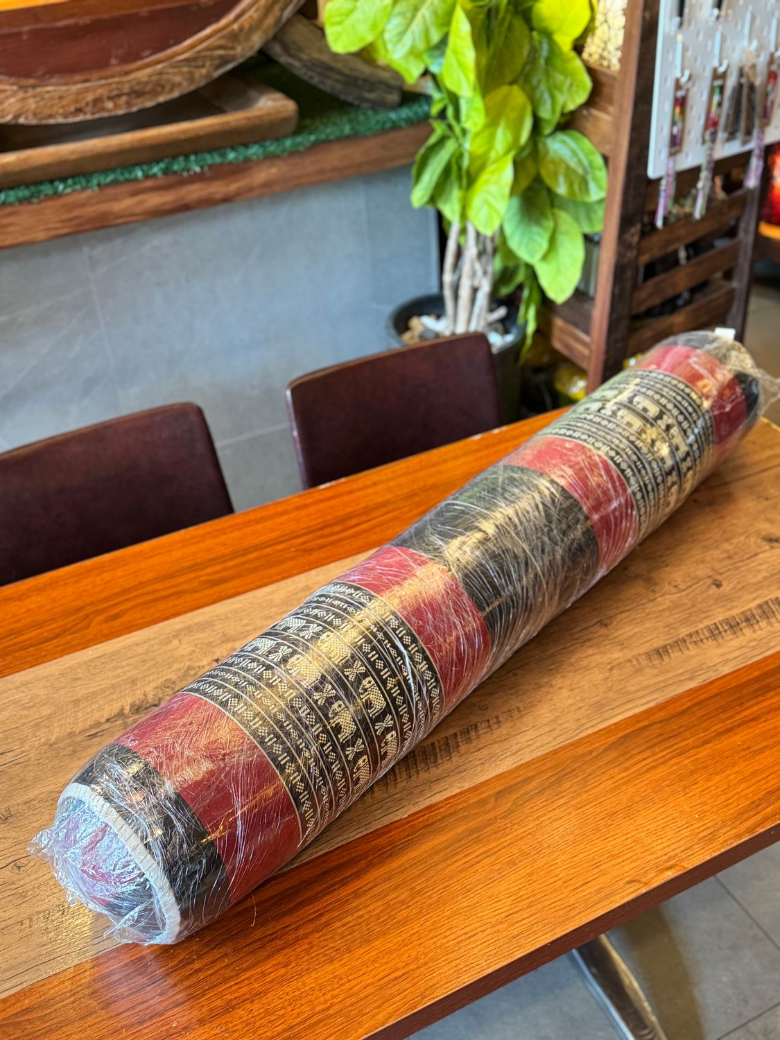 Traditional Thai Bolster ( Red )
