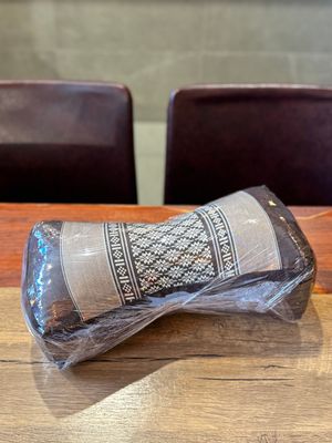 Traditional Thai Head Rest Pillow - Brown1