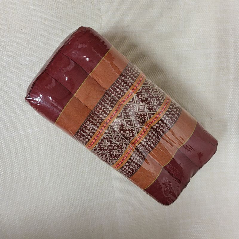 Traditional Thai Rectangular Pillow - Red&amp;Orange