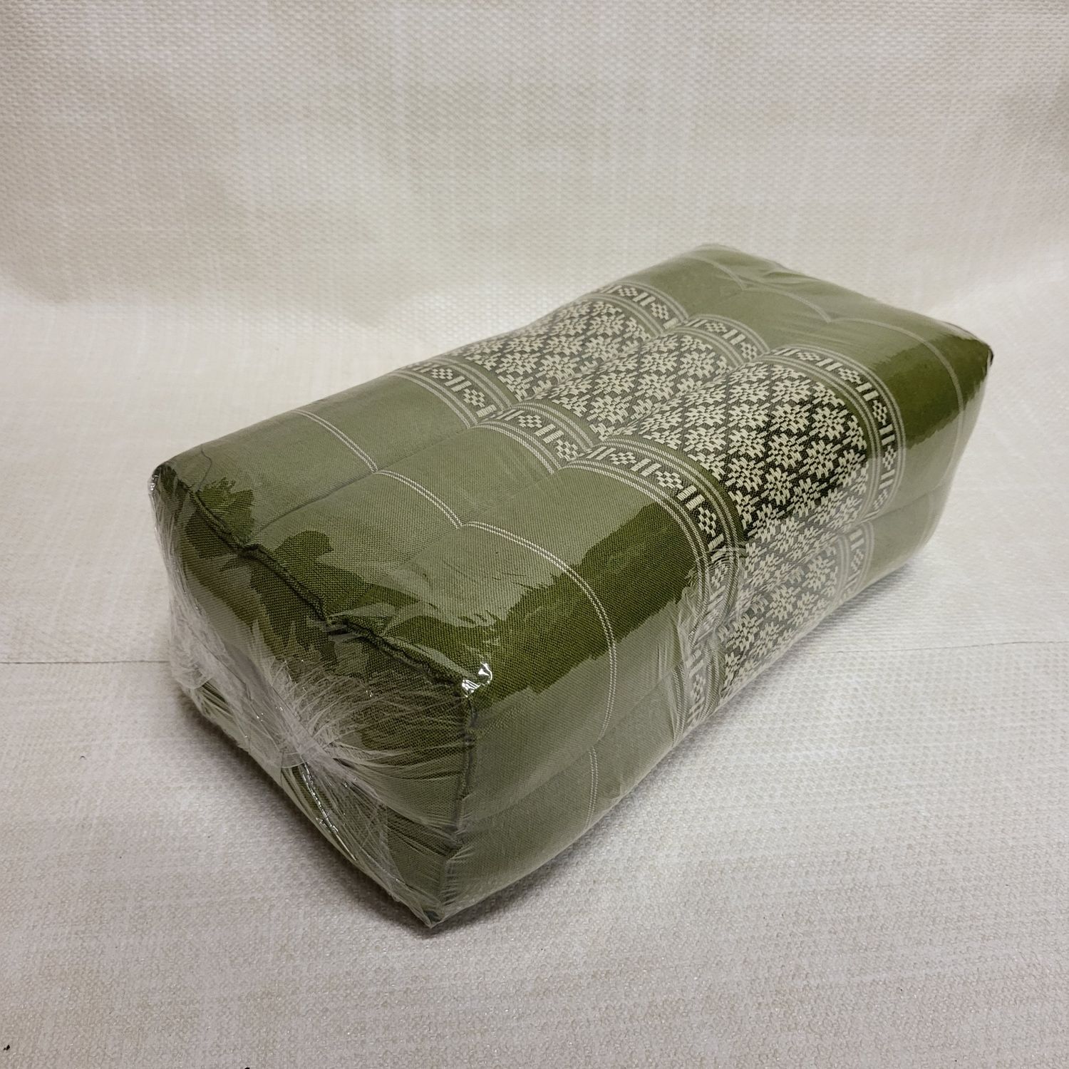 Traditional Thai Rectangular Pillow - Green