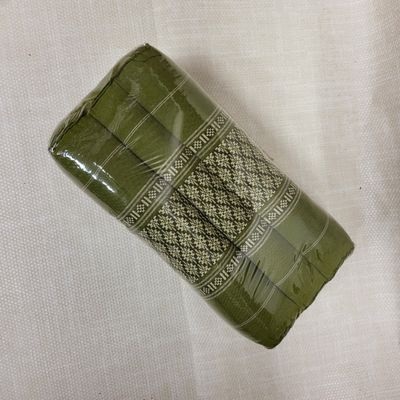 Traditional Thai Rectangular Pillow - Green