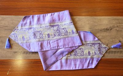 Thai Silk Table Runner - Purple