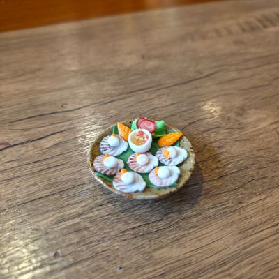 Miniature Feast Magnet - Grilled Scallop