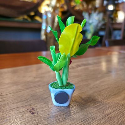 Miniature Banana Pot Magnet