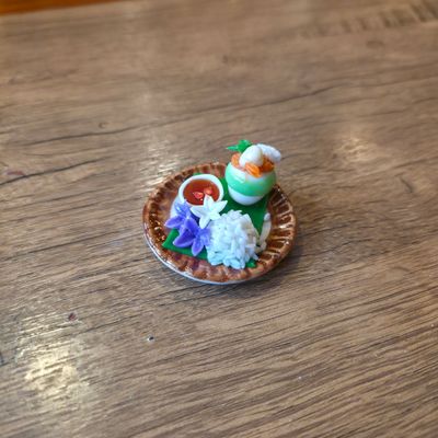 Miniature Feast Magnet - Coconut Seafood
