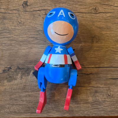 Wooden Toy - Captain America