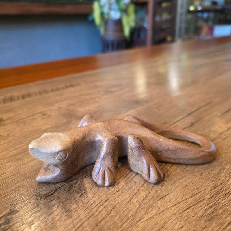 Wooden Whistle - Gecko