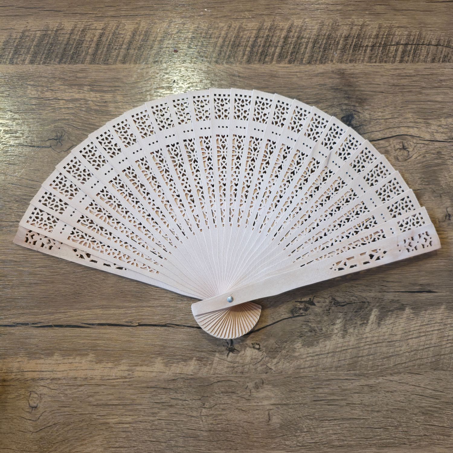 Handmade Scented Folding Fan - Vanilla