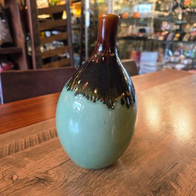 Handmade Ceramic Vase 21cm - Green
