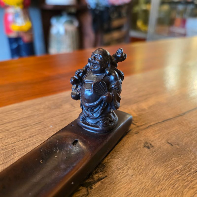 Resin Chinese Buddha Incense Holder