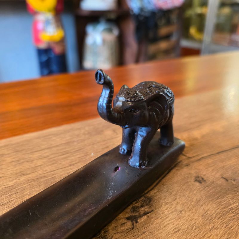 Resin Elephant Incense Holder