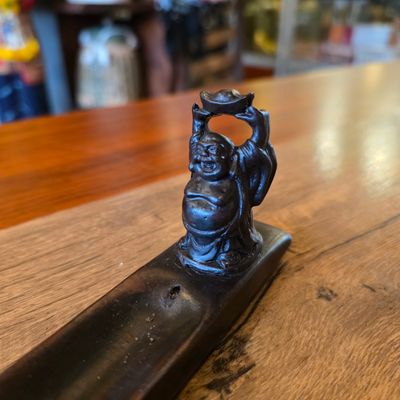 Resin God of Happiness Incense Holder