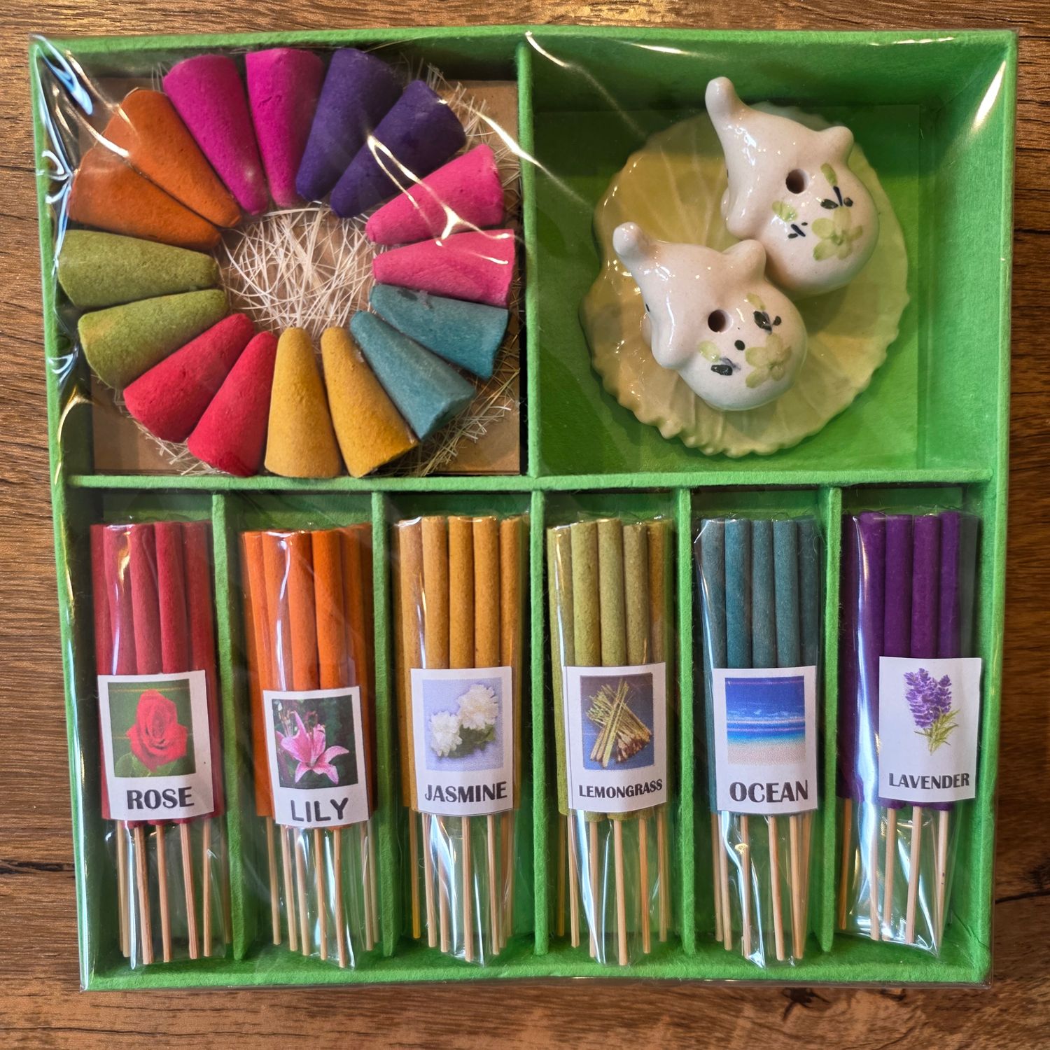 Incense gift box C- Green