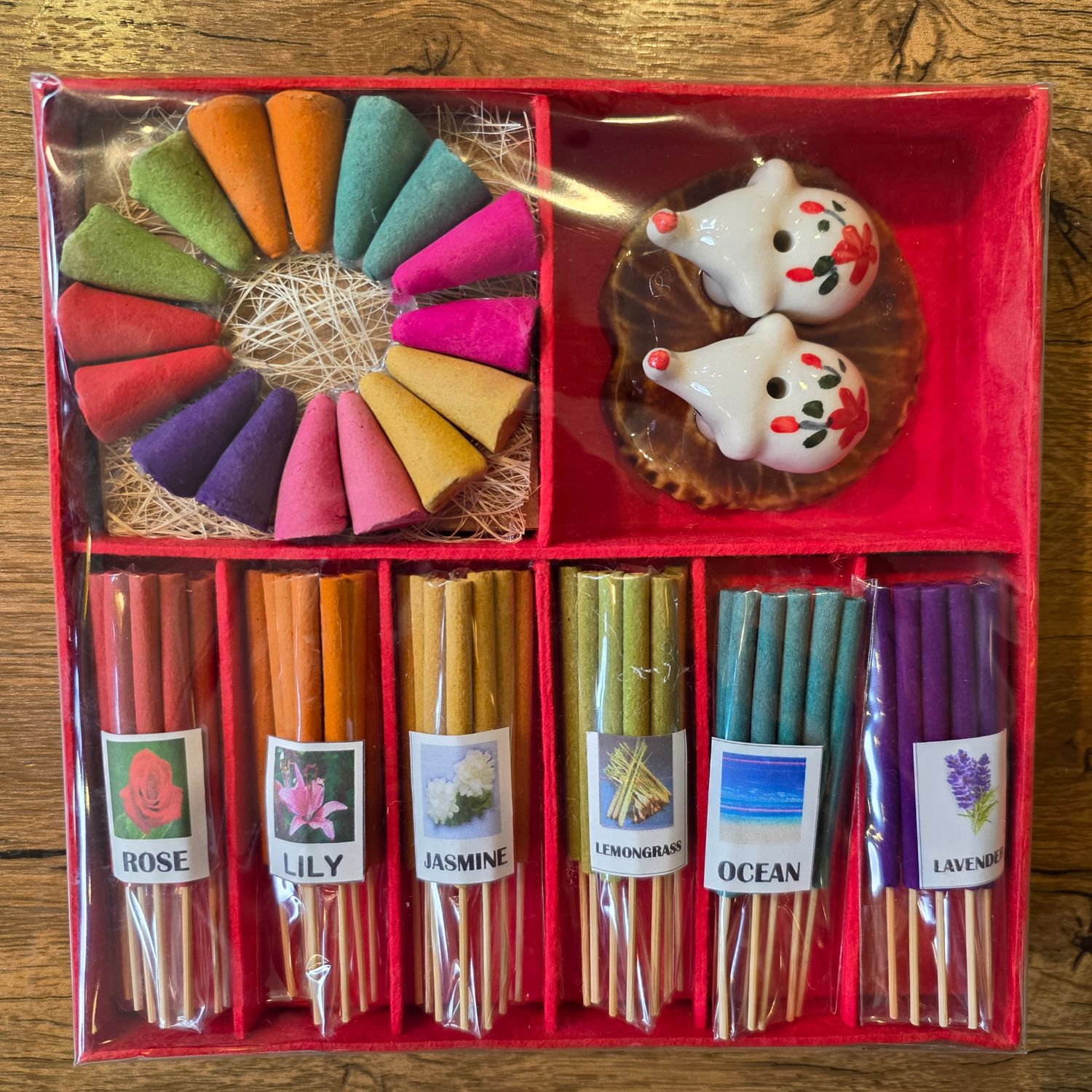 Incense gift box C- Red