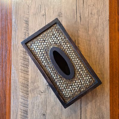 Handmade Bamboo Tissue Box