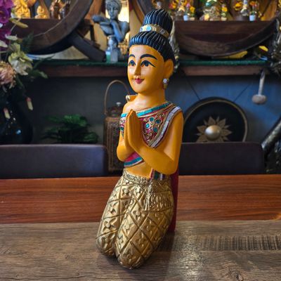 Sawasdee lady 53cm - Seated/Yellow skirt