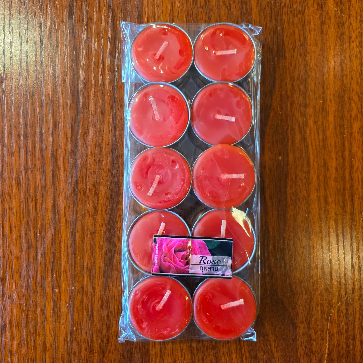 Tea light aroma candle pack of 10- Rose