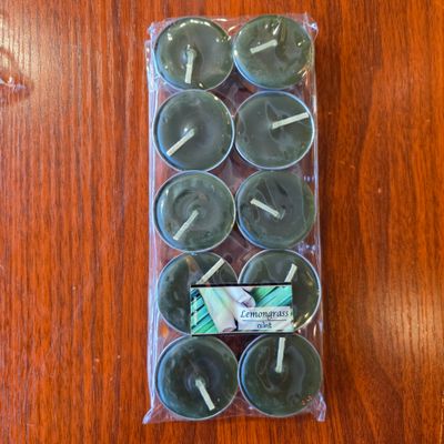 Tea light aroma candle pack of 10- Lemongrass