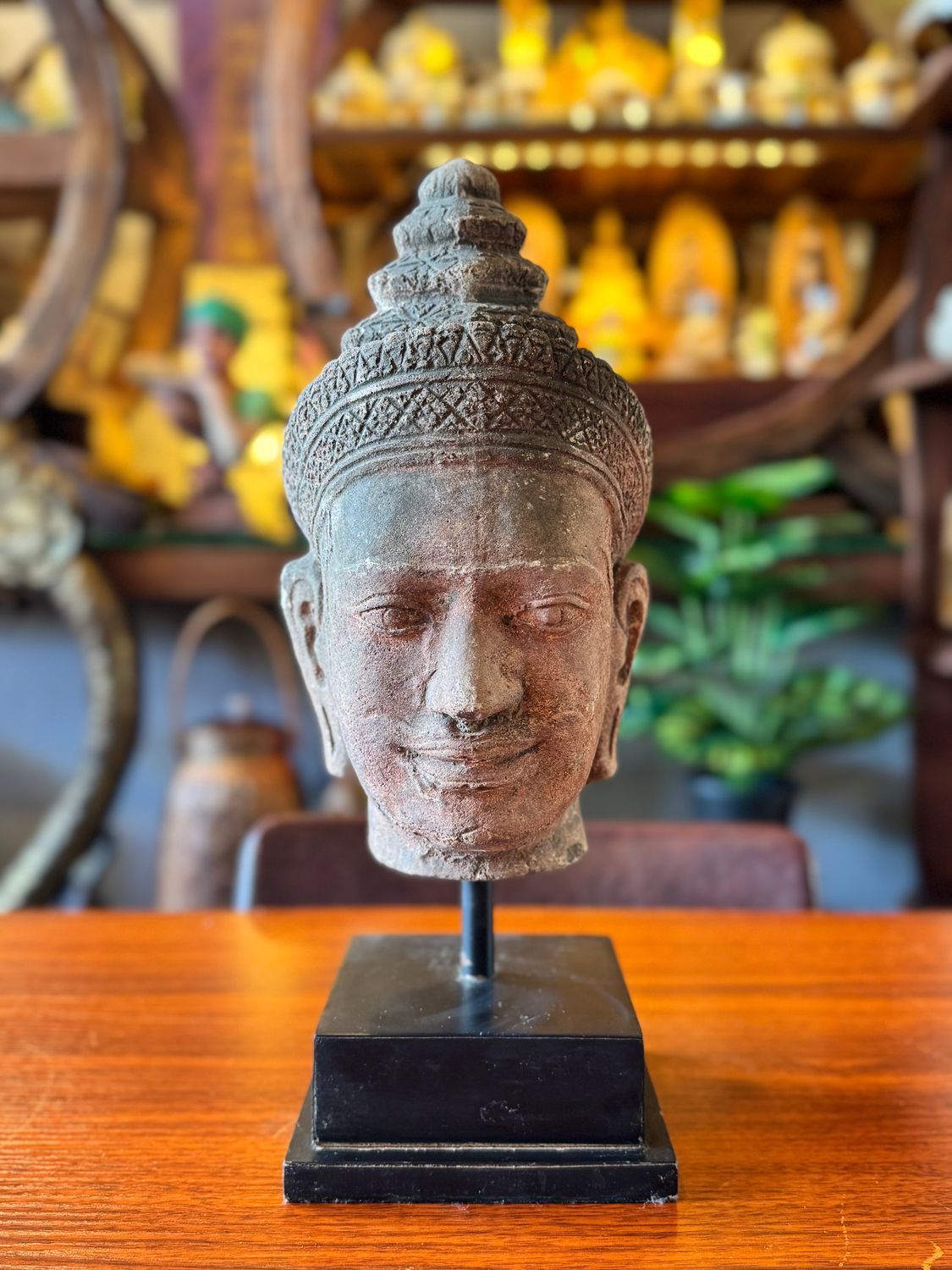 Handmade Sandstone Vishnu Head Statue - B