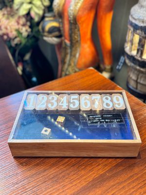 Shut The Box - Wooden Game - Blue