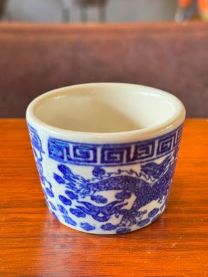 Ceramic Blue Dragon Tea Cup