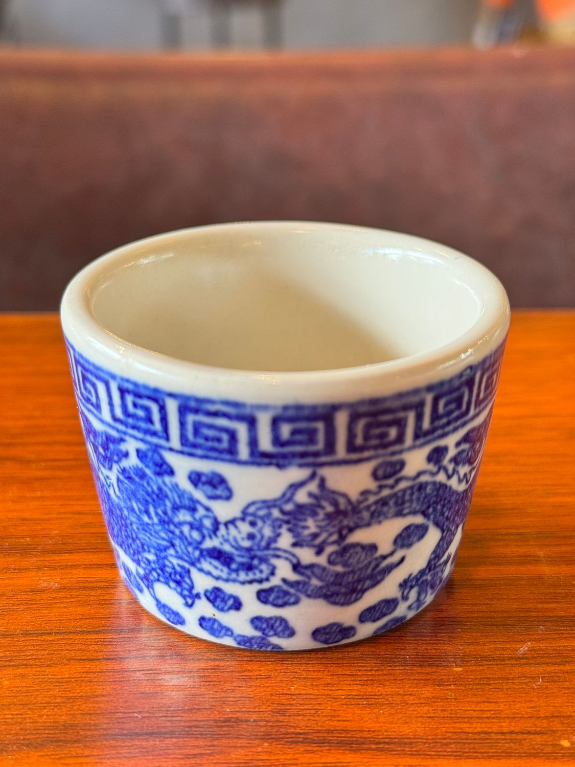 Ceramic Blue Dragon Tea Cup