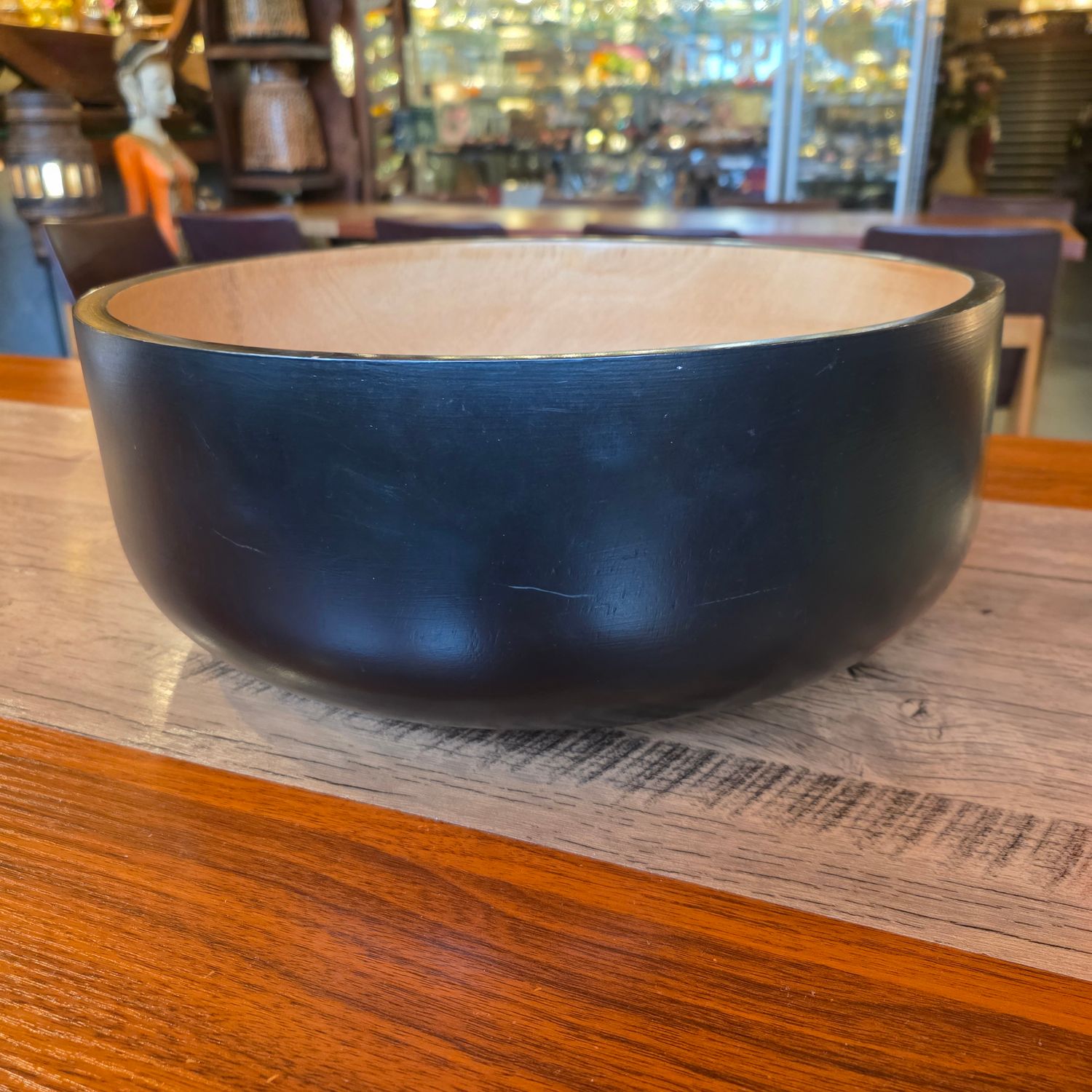 Handcrafted Mango Wood Spa Bowl – 41cm