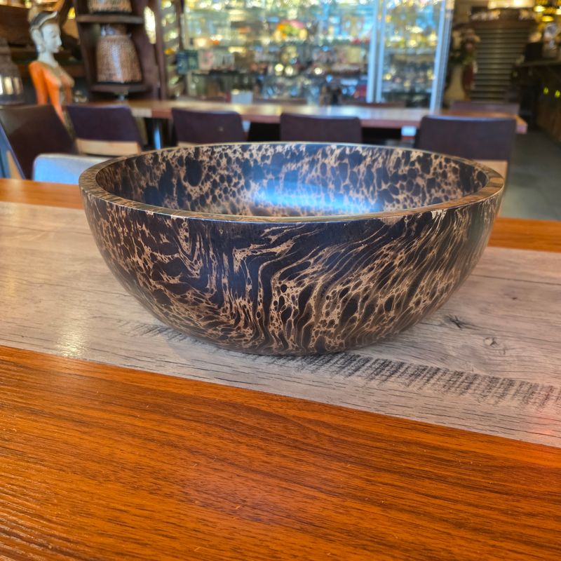 Handcrafted  Wooden Spa Bowl – 37.5cm