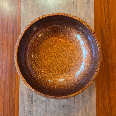 Handcrafted Wooden Spa Bowl – 36cm