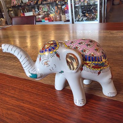 Benjarong Elephant 10.5cm - D