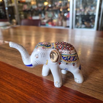 Benjarong Elephant 9cm - B