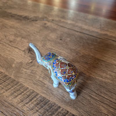 Benjarong Elephant 7.5cm - A
