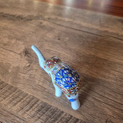 Benjarong Elephant 7.5cm - E