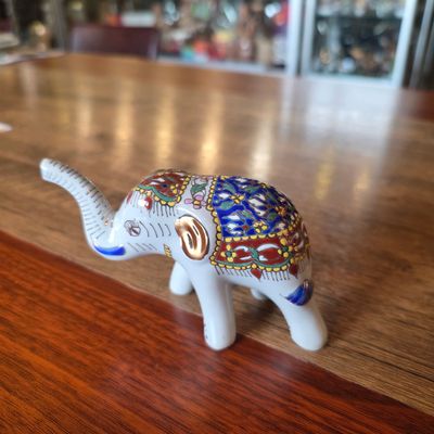 Benjarong Elephant 7.5cm - E