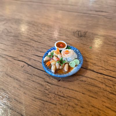 Miniature Feast Magnet - Seafood Basil