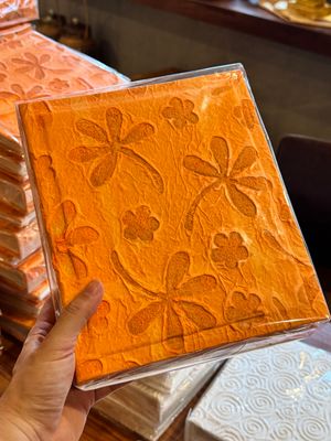 Saa Paper Photo Album - Orange - 72 Photos