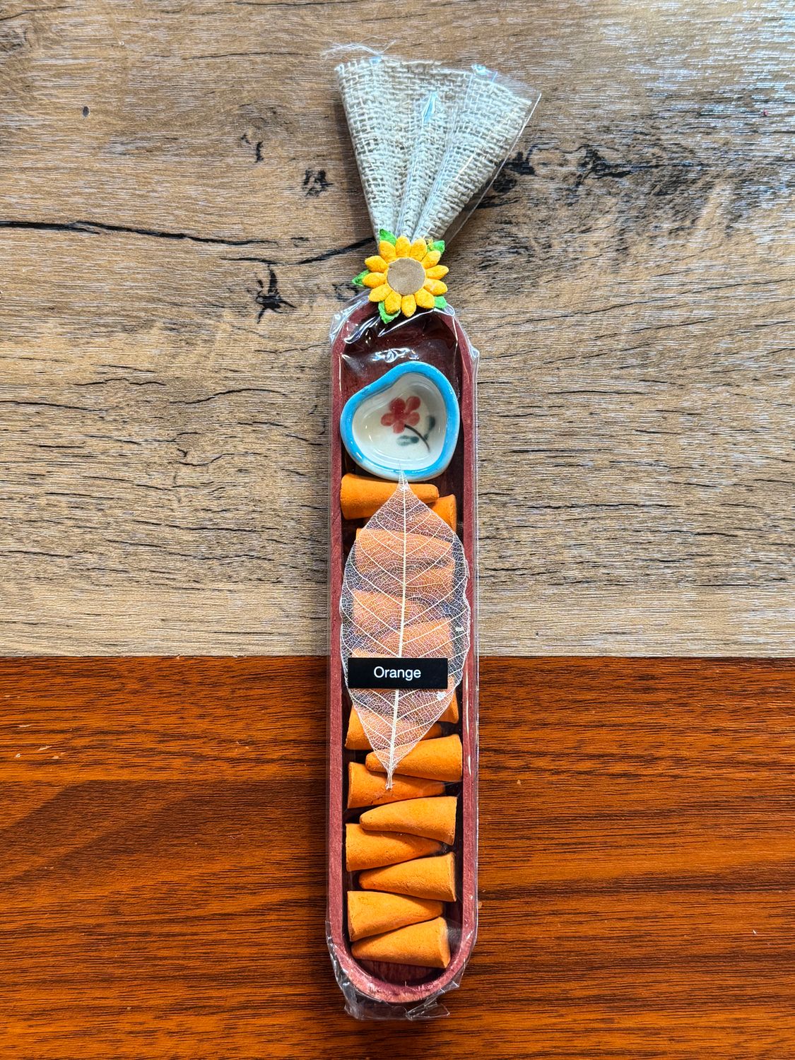 Orange Incense Cones Gift Pack