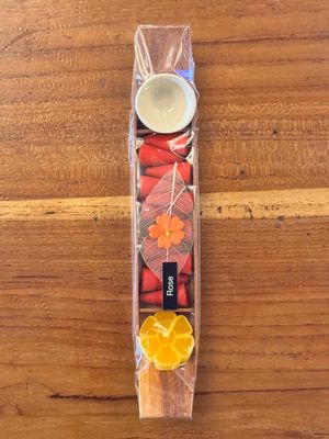 Rose Incense Cones Boat Gift Pack