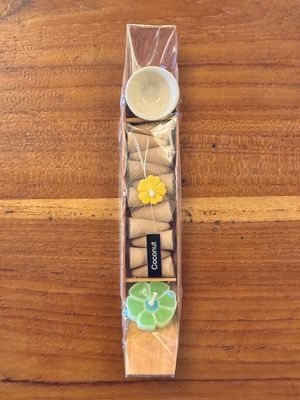 Coconut Incense Cones Boat Gift Pack
