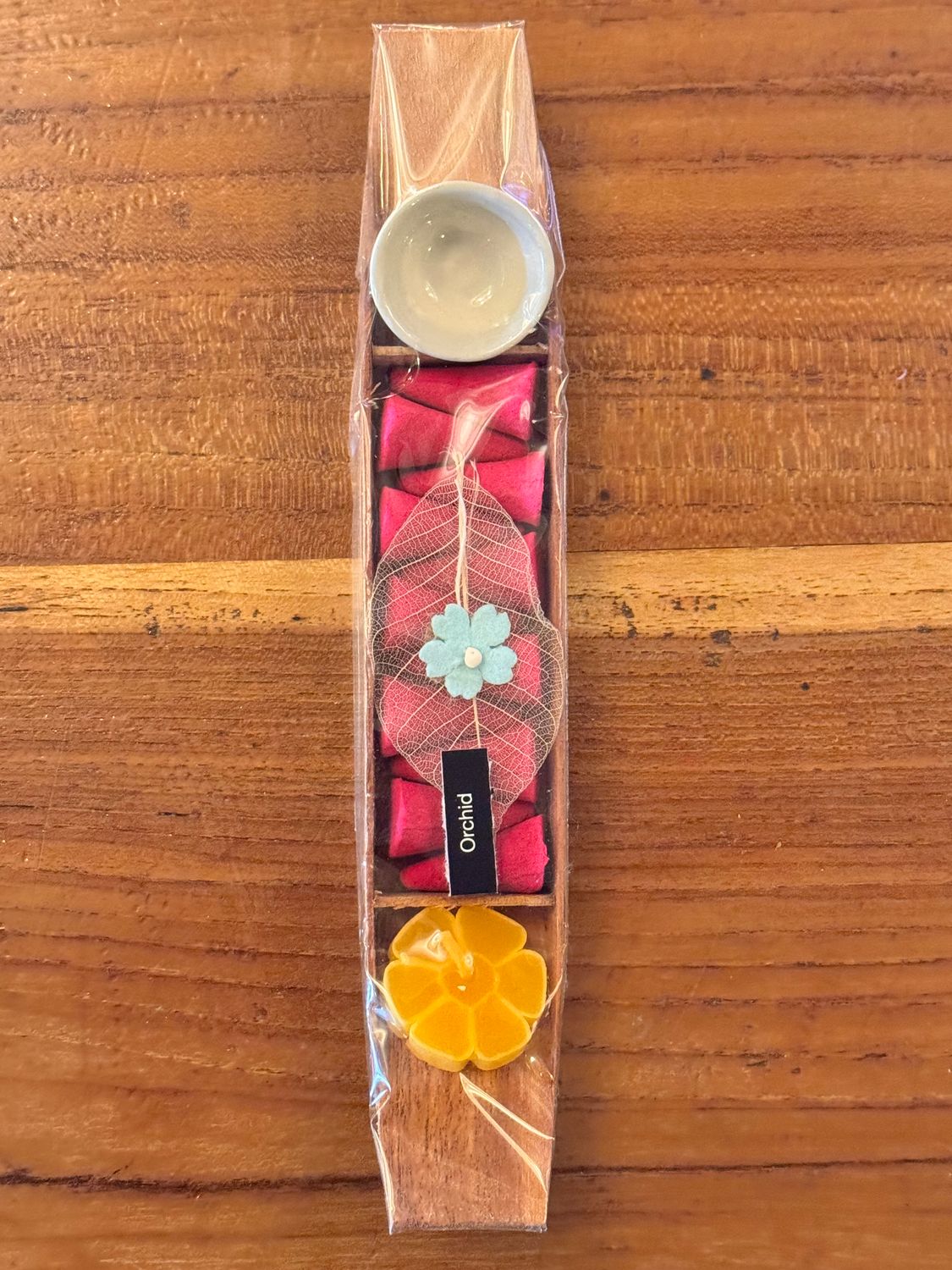 Orchid Incense Cones Boat Gift Pack