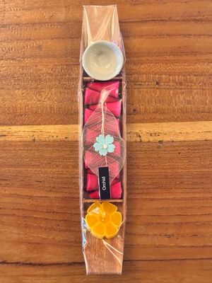 Orchid Incense Cones Boat Gift Pack