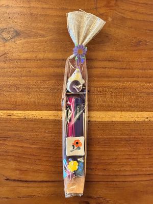 Lily,Lavender Incense Sticks with Elephant Tea Light Candle Gift Pack