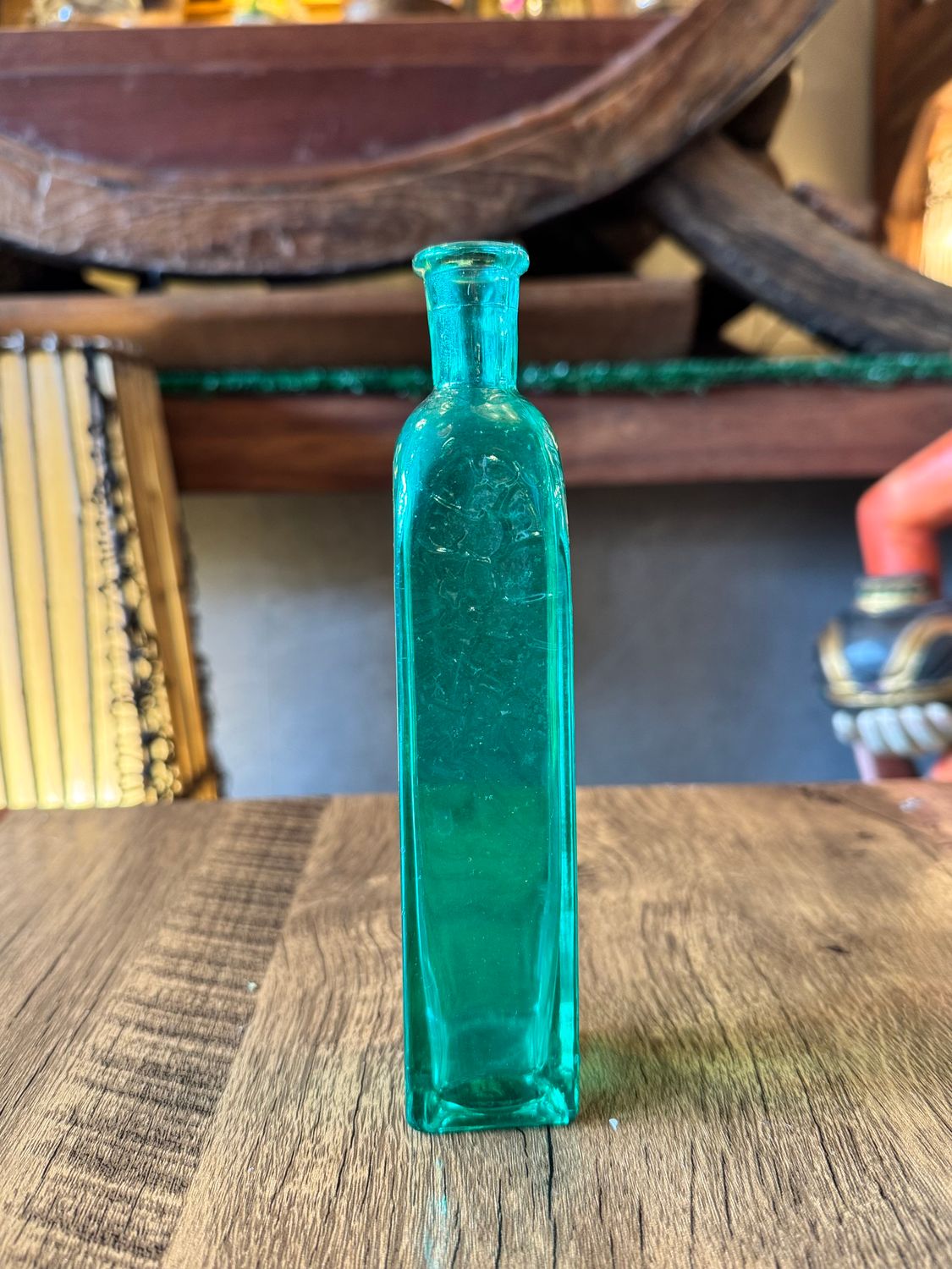 Green Glass Vase