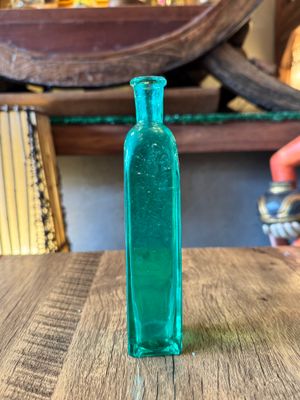 Green Glass Vase
