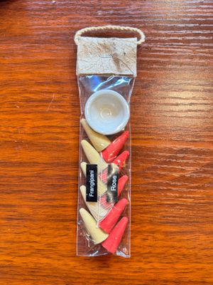 Frangipani, Rose Incense Cones Pack