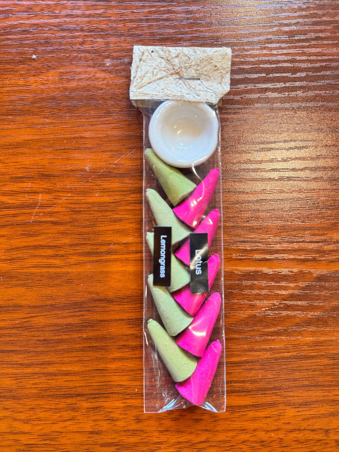 Lotus, Lemongrass Incense Cones Pack