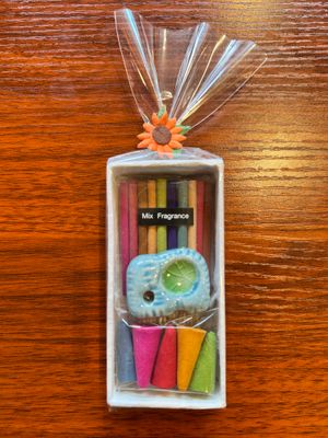 Mix Fragrance Incense Cones/Sticks Gift Set - White