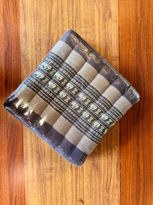 Handmade Thai Seat Cushion - Brown/Elephant