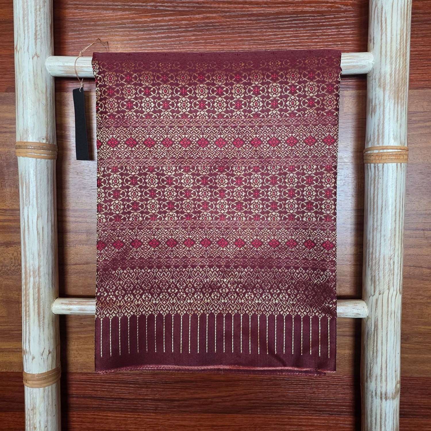 Thai brocade woven Textile/Fabric - Maroon