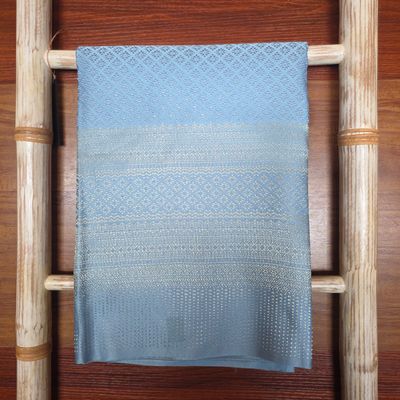 Thai brocade woven Textile/Fabric - Light Blue